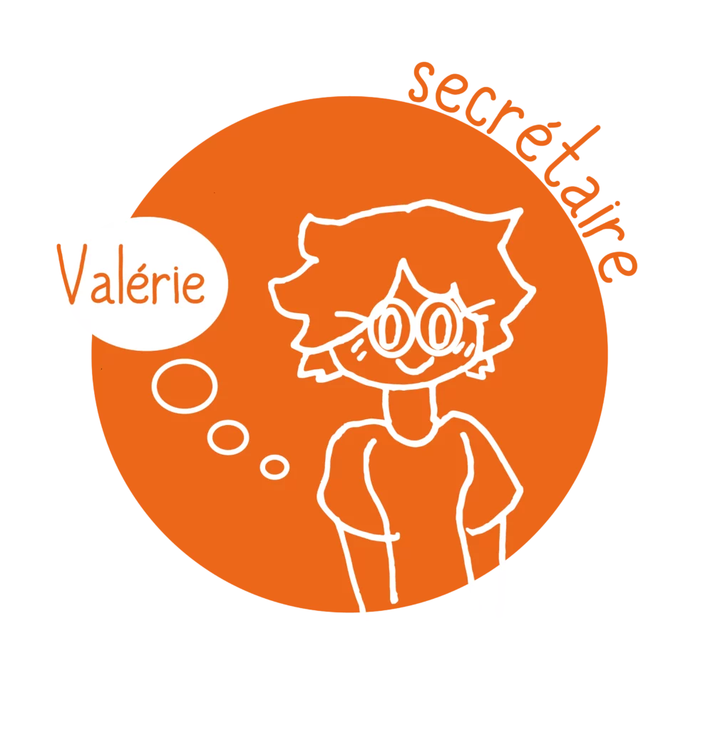 Illustration de Valérie, secrétaire du FARE