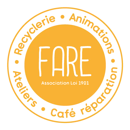 Association Le FARE - Logo du FARE en jaune - Animations